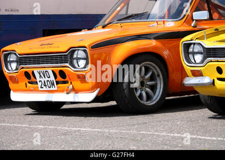 Ford Escort-Rennwagen Stockfoto