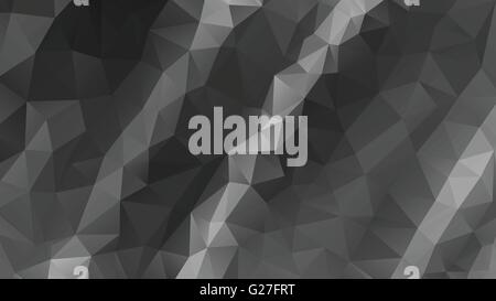 graue Vektor abstrakten Hintergrund bestehend aus low-Poly-Dreiecke Stock Vektor
