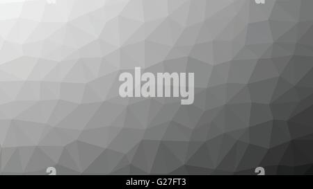 graue Vektor abstrakten Hintergrund bestehend aus low-Poly-Dreiecke Stock Vektor