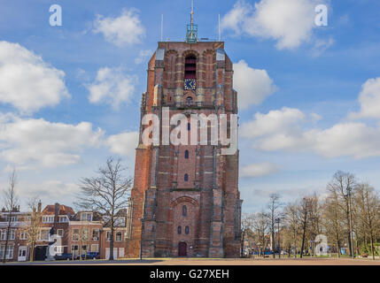 Schiefen Turm Oldehove in Leeuwarden, Niederlande Stockfoto