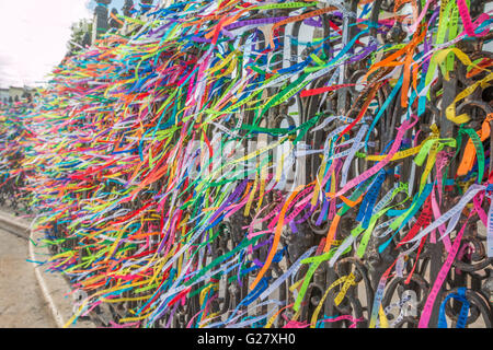 Bänder in Igreja Nosso Senhor Bonfim da Bahia Kirche in Salvador Bahia Brasilien Stockfoto