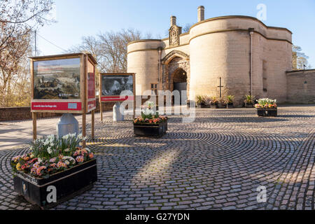 Die Torhaus und Eintritt in Nottingham Castle, Nottingham, England, UK Stockfoto