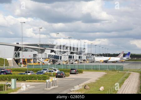 Flughafen Billund in Dänemark Stockfoto