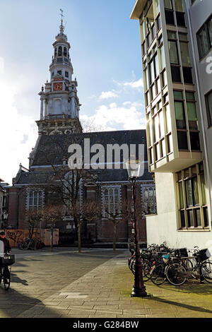Die Zuiderkerk oder südlichen Kirche in Amsterdam, Niederlande, Europa. Stockfoto