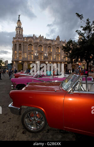 Gran Teatro De La Habana Alicia Alonso (große Theater von Havanna Alicia Alonso) befindet sich im Paseo del Prado in Havanna, Kuba Stockfoto