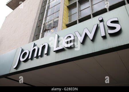 John Lewis-Store in der Oxford Street. Stockfoto