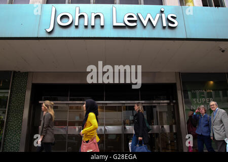 John Lewis-Store in der Oxford Street. Stockfoto