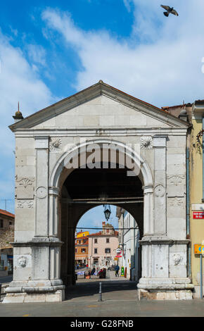 Slowenien-Koper die Wände Muda-Tor Stockfoto