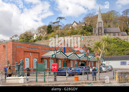 Blick auf die Cobh Heritage Centre, ein Museum, befindet sich in der viktorianischen Bahnhof Station, Cobh, Cork, County Cork, Irland. Stockfoto