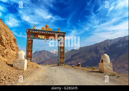 Gates Ki Kloster im Himalaya-Gebirge Stockfoto