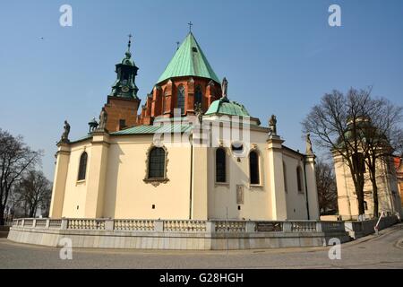 Königliche Gniezno Kathedrale 1331 aus. Polen Stockfoto