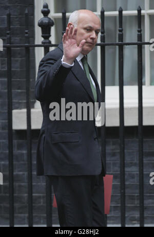 London, UK, 15. September 2015: Iain Duncan Smith MP, Secretary Of State for Work and Pensions, gesehen an der Kabinettssitzung in der Downing Street, London Stockfoto