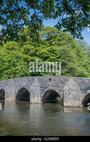 Die Tauchbrücke bei Merthyr Mawr, Bridgend Stockfoto