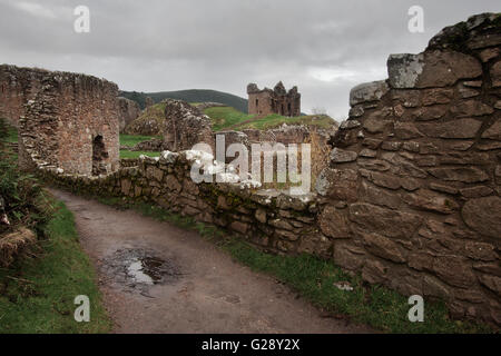 Urquhart Castle, Loch Ness, Schottland Stockfoto