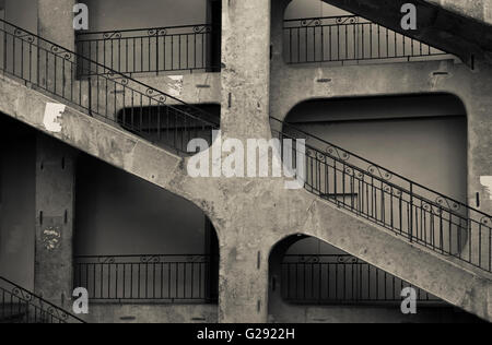 Berühmte Pfad des Voraces in Cour des Voraces, alten Lyon, Frankreich. Stockfoto