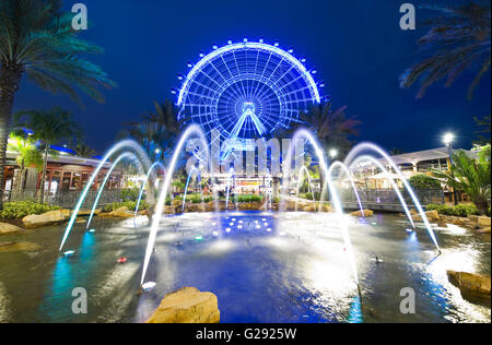 Das Orlando-Eye ist ein Riesenrad von 400 Fuß hoch im Herzen von Orlando und das größte Riesenrad an der Ostküste Stockfoto