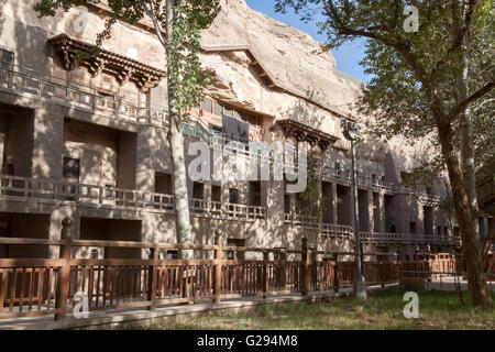 Mogao Caves Complex. Provinz Guansu, China. Stockfoto