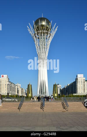 Der BAITEREK-Turm in Astana, Kasachstan Stockfoto