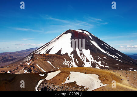 Mount Ngauruhoe, Tongariro National Park, Neuseeland Stockfoto