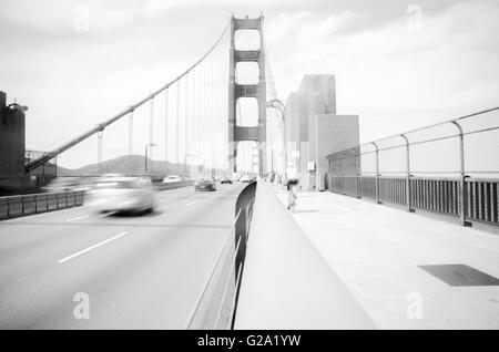 San Francisco, CA, EUA - 1. Juli 2015: Golden Gate Bridge, San Francisco, Kalifornien, USA. Stockfoto