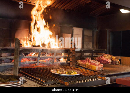 Beef Steak Grill Aranda del Duero, Burgos. Spanien Stockfoto