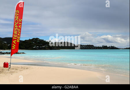 Jolly Bay Strand, Antigua, Caribbean Stockfoto