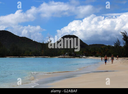 Jolly Bay Strand, Antigua, Caribbean Stockfoto