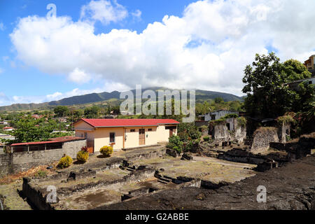 Mount Pelée, Martinique, Frankreich, Caribbean Stockfoto