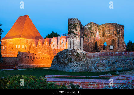 Die Kreuzritter-Burgruine in Torun Torun, Kujawien-Pommern, Polen Stockfoto