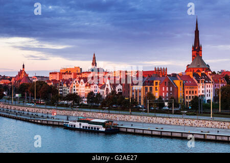 Alte Architektur in Stettin Szczecin, West-Pommern, Polen Stockfoto