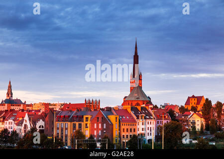 Alte Architektur in Stettin Szczecin, West-Pommern, Polen Stockfoto