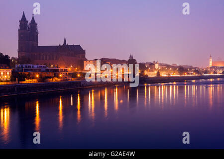 Magdeburger Dom-Magdeburg, Niedersachsen, Deutschland Stockfoto