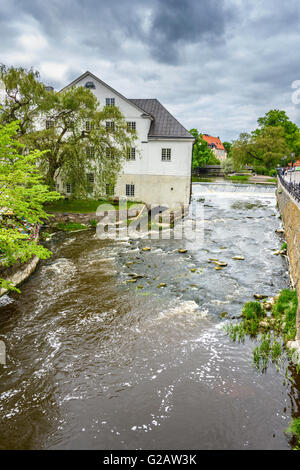 Ansichten rund um führende und älteste Universitätsstadt Uppsala, Schweden Stockfoto