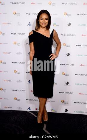 Sarah-Jane Crawford besucht die Global Fashion Awards mit WGSN in Northumberland Avenue, London. Stockfoto