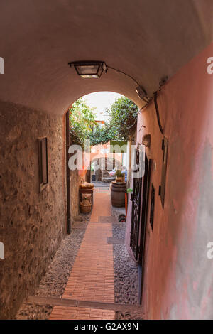 Architektur und Design in Cervo, Ligurien, Italien Stockfoto