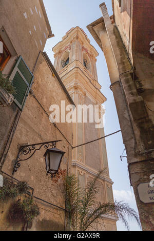 Pfarrei Kirche San Giovanni Battista in Cervo Stockfoto