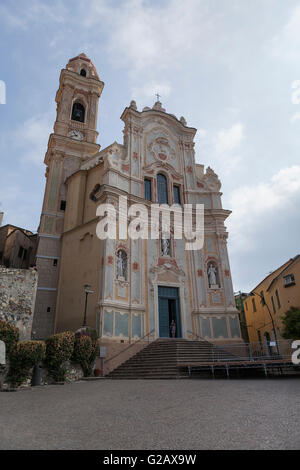 Pfarrei Kirche San Giovanni Battista in Cervo Stockfoto