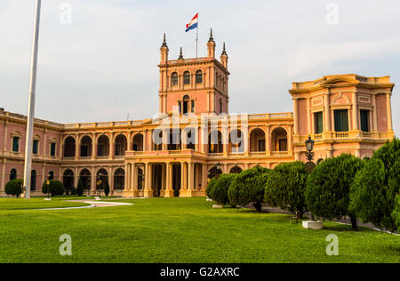 Palacio de Los López, der Sitz der Regierung, Asuncion, Paraguay Stockfoto