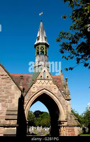 Long Eaton Friedhof Kapelle, Derbyshire, England, UK Stockfoto