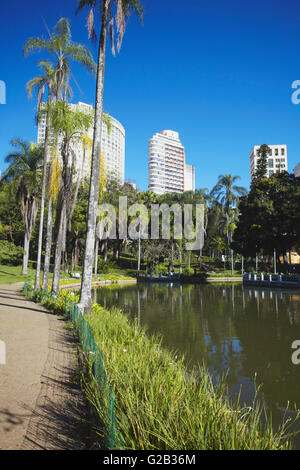 Parque Municipal, Belo Horizonte, Minas Gerais, Brasilien Stockfoto