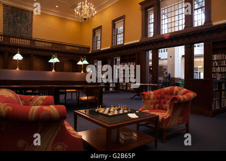 Interieur in Groton School, eine Elite Prep School in Groton Massachusetts begann im Jahre 1884. Stockfoto