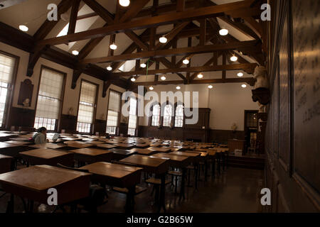 Interieur in Groton School, eine Elite Prep School in Groton Massachusetts begann im Jahre 1884. Stockfoto