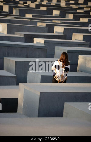 Denkmal für die ermordeten Juden Europas Stockfoto