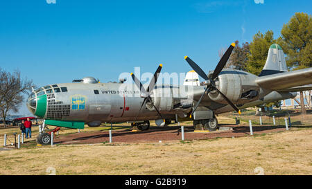 Atwater, Kalifornien Luft Schlossmuseum, Boeing B-29A Superfortress Stockfoto