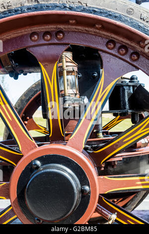 Detail von Fowler Compound Traktion Steam Engine, benannt Kilmolin Prinzessin Stockfoto