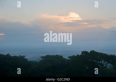 Ansichten am späten Nachmittag von Mt Mowbullan Stockfoto