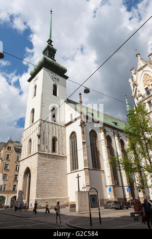 Kirche des Hl. Jakob, Brno, Tschechische Republik Stockfoto