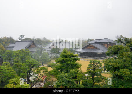 Nijo Burg, Honmaru goten Palast & Gärten Stockfoto