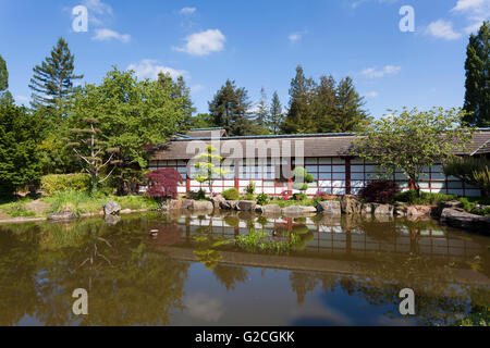 Japanischer Garten, Nantes, Pays De La Loire, Frankreich Stockfoto