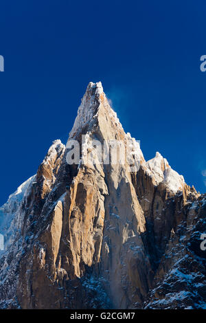 Aiguilles du Alpes von Mer de Glace, Chamonix, Savoie Rhone-Alpes, Frankreich Stockfoto